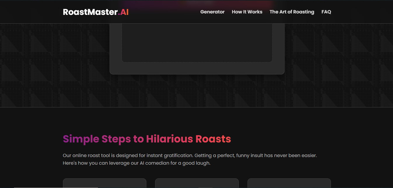 RoastMaster AI Screenshot